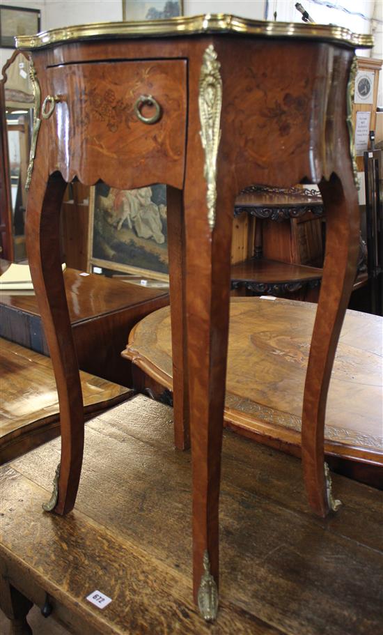 Louis XV style inlaid table